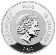 10 Dollars - Elizabeth II Kua Fu Chasing the Sun obverse image
