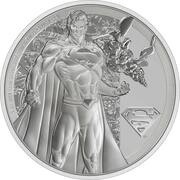 10 Dollars - Elizabeth II Superman, Niue, 2022 reverse image