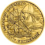10 Dollars - Elizabeth II Leif Eriksson, Niue, 2022 reverse image