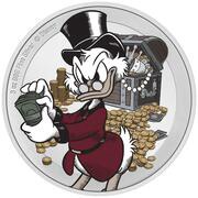 10 Dollars - Elizabeth II Scrooge McDuck, Niue, 2022 reverse image