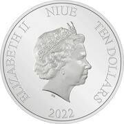 10 Dollars - Elizabeth II The Lion King obverse image
