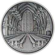 10 Dollars - Elizabeth II Hogwarts: The Great Hall, Niue, 2022 reverse image