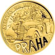 10 Dollars - Elizabeth II Assassination of Reinhard Heydrich, Niue, 2022 reverse image