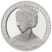 10 Dollars - Elizabeth II Platinum Jubilee, Niue, 2022 reverse image