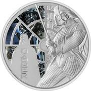 10 Dollars - Elizabeth II Darth Vader, Niue, 2022 reverse image