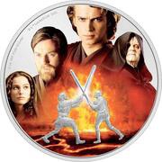 10 Dollars - Elizabeth II Anakin vs. Obi-Wan, Niue, 2022 reverse image