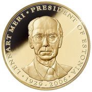 10 Dollars - Charles III Lennart Meri, Niue, 2022 reverse image