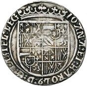 1 Silver Real - Charles V with Joanna obverse image