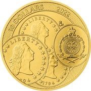 10 Dollars - Charles III Thaler obverse image