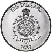 10 Dollars - Charles III Sword of Truth obverse image