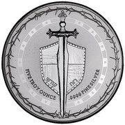 10 Dollars - Charles III Sword of Truth, Niue, 2023 reverse image