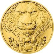 10 Dollars - Charles III Czech Lion, Niue, 2023 reverse image