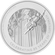 10 Dollars - Charles III Superman, Niue, 2023 reverse image