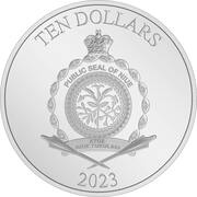 10 Dollars - Charles III Mickey and Donald obverse image