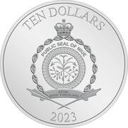 10 Dollars - Charles III Mickey and Friends obverse image