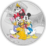 10 Dollars - Charles III Mickey and Friends, Niue, 2023 reverse image