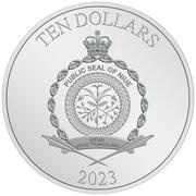 10 Dollars - Charles III Mickey and Minnie obverse image