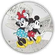 10 Dollars - Charles III Mickey and Minnie, Niue, 2023 reverse image