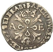 1 Silver Real - Albert and Isabella, Belgium, 1601-1609 reverse image