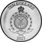 10 Dollars - Charles III Roaring Lion obverse image