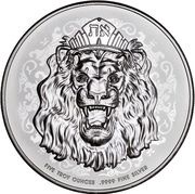10 Dollars - Charles III Roaring Lion, Niue, 2023 reverse image