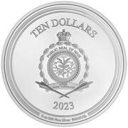 10 Dollars - Charles III Captain America's Shield obverse image
