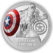 10 Dollars - Charles III Captain America, Niue, 2023 reverse image