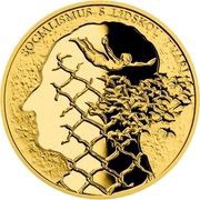 10 Dollars - Charles III Socialism with a human face, Niue, 2023 reverse image