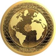 10 Dollars - Charles III Terra, Niue, 2023 reverse image