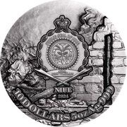10 Dollars - Charles III Dragon Awakening and the Great Wall of China obverse image