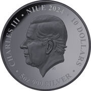 10 Dollars - Charles III Year of the Dragon obverse image
