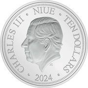 10 Dollars - Charles III Year of the Dragon obverse image