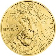 10 Dollars - Charles III Czech Lion, Niue, 2024 reverse image