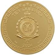 10 Dollars - Charles III Chinese Qing Dynasty obverse image