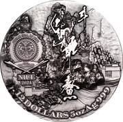 12 Dollars - Charles III Ao Dragon obverse image
