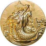 12 Dollars - Charles III Ao Dragon, Niue, 2024 reverse image