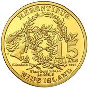 15 Dollars - Elizabeth II Bene Merentibus obverse image