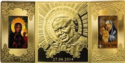 20 Dollars - Elizabeth II Canonization of John Paul II, Niue, 2014 reverse image