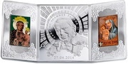20 Dollars - Elizabeth II Canonization of John Paul II, Niue, 2014 reverse image