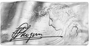 20 Dollars - Elizabeth II Chopin’s Score, Niue, 2015 reverse image