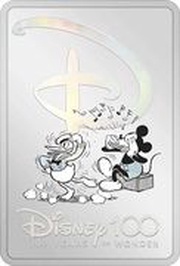 20 Dollars - Charles III Mickey and Donald Duck, Niue, 2023 reverse image