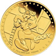 25 Dollars - Elizabeth II Goofy, Niue, 2014 reverse image