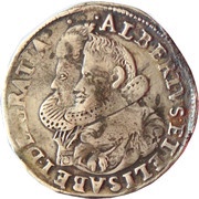 3 Silver Reals - Albert and Isabella obverse image