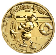 25 Dollars - Elizabeth II Steamboat Willie, Niue, 2014 reverse image