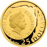 25 Dollars - Elizabeth II Dante Alighieri obverse image