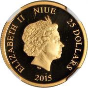 25 Dollars - Elizabeth II Cinderella obverse image