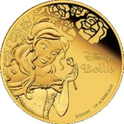 25 Dollars - Elizabeth II Belle, Niue, 2015 reverse image