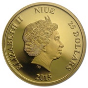 25 Dollars - Elizabeth II 75th Anniversary of Daisy Duck obverse image