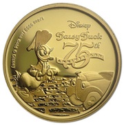 25 Dollars - Elizabeth II 75th Anniversary of Daisy Duck, Niue, 2015 reverse image