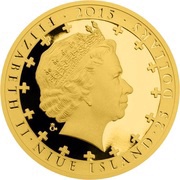 25 Dollars - Elizabeth II Battle of Iwo Jima obverse image